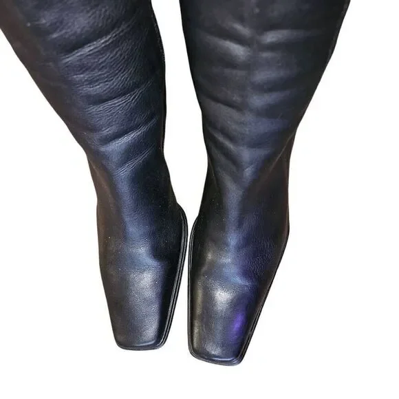 Elegant Black Ankle Boots - Picture 8 of 13